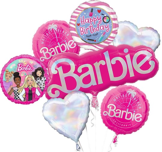 Michaels, Malibu Barbie Foil Balloon Birthday Bouquet – Category: Foil Balloons